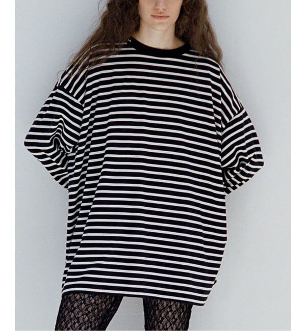 FRAMeWORK「≪追加≫ONIT/オニット 別注OVERSIZE BORDER LS」|Tシャツ・カットソー|