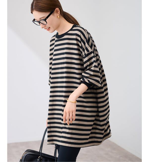 FRAMeWORK「≪追加≫ONIT/オニット 別注OVERSIZE BORDER LS」|Tシャツ・カットソー|