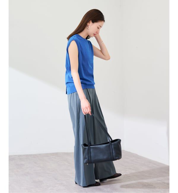 FRAMeWORK「≪予約≫シルク混綿麻ノースリーブ2WAYカーディガン」|カーディガン|