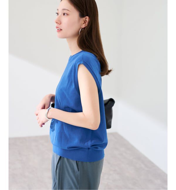 FRAMeWORK「≪予約≫シルク混綿麻ノースリーブ2WAYカーディガン」|カーディガン|