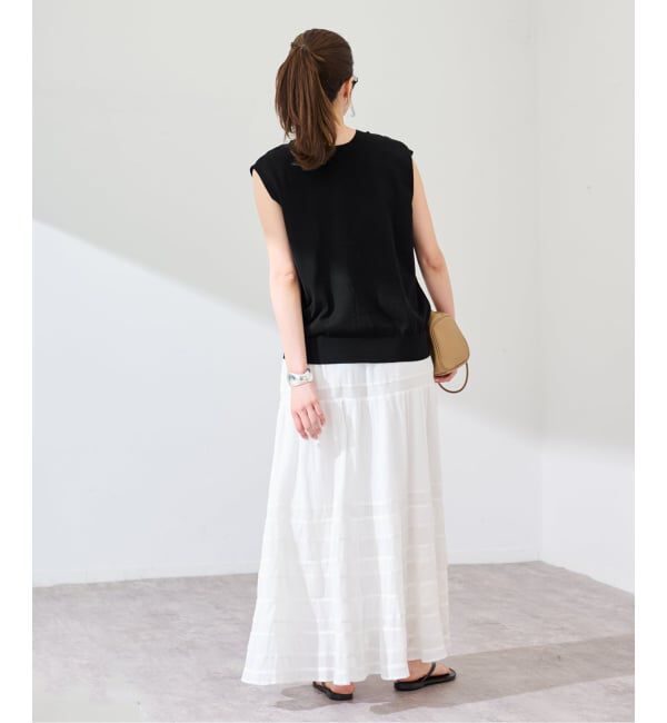 FRAMeWORK「≪予約≫シルク混綿麻ノースリーブ2WAYカーディガン」|カーディガン|