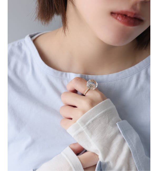 Lilas by Spick&Span「《予約》メモリークォーツリング K10」|リング|ゴールド