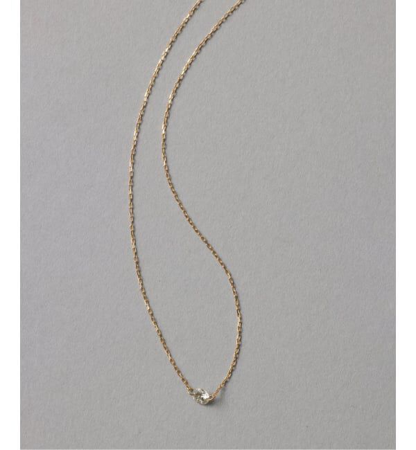 Lilas by Spick&Span「《予約》ダブルホールダイヤネックレス K18」|ネックレス|ゴールド