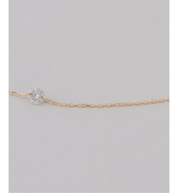 Lilas by Spick&Span「《予約》ダブルホールダイヤ5Pネックレス K18」|ネックレス|