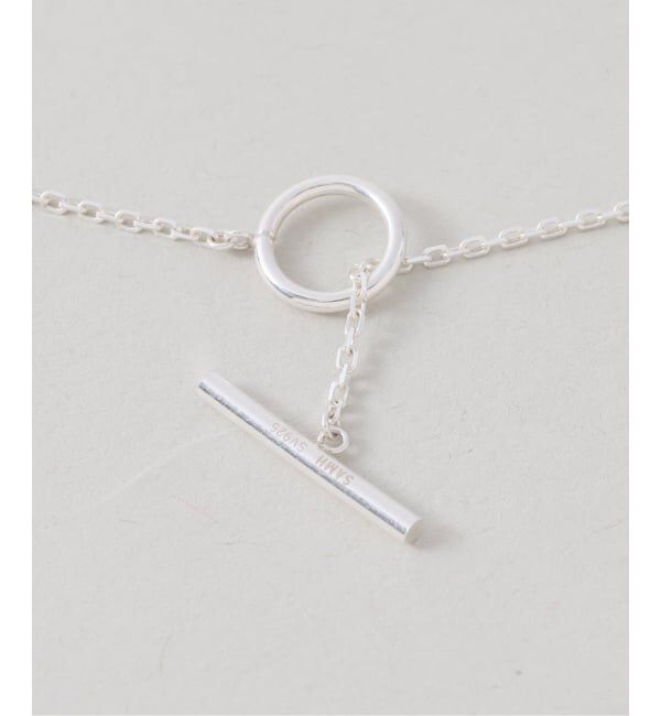 Spick and Span「《予約》【SAMH by LILAS】ジェムストーンモチーフネックレス SV」|ネックレス|