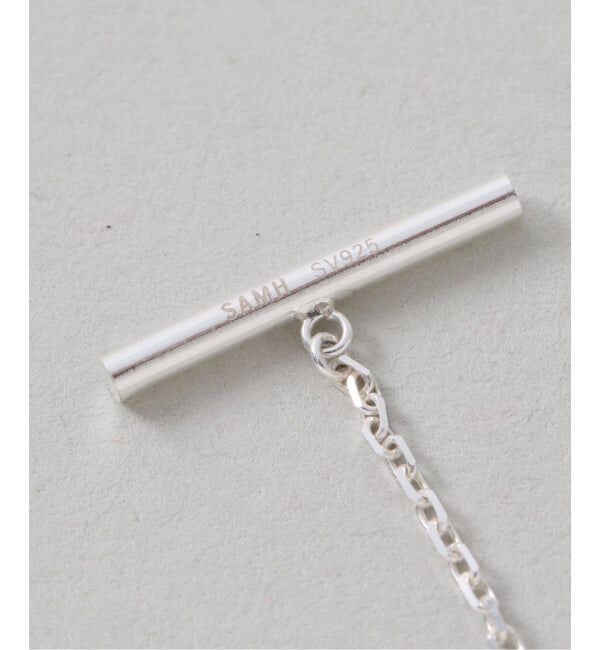 Spick and Span「《予約》【SAMH by LILAS】ジェムストーンモチーフネックレス SV」|ネックレス|