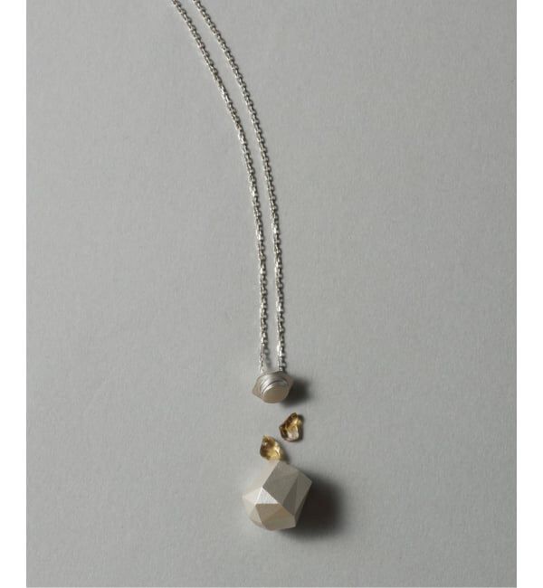 Spick and Span「《予約》【SAMH by LILAS】ジェムストーンモチーフネックレス SV」|ネックレス|