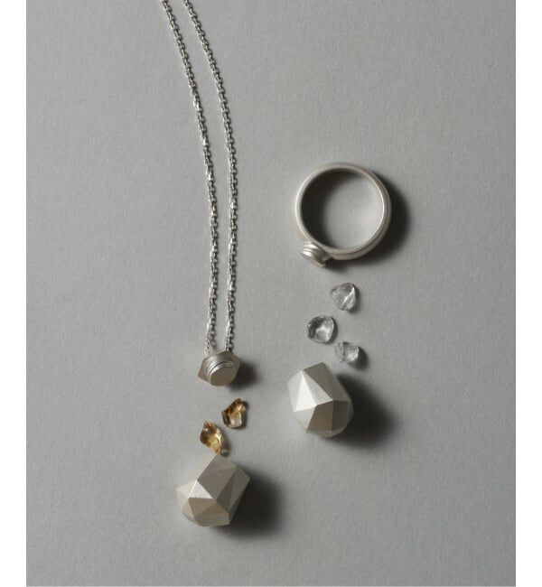 Spick and Span「《予約》【SAMH by LILAS】ジェムストーンモチーフネックレス SV」|ネックレス|