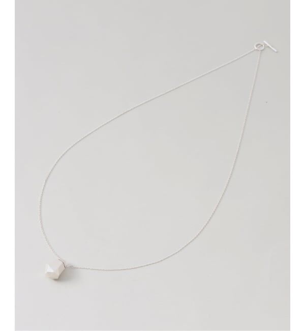 Spick and Span「《予約》【SAMH by LILAS】ジェムストーンモチーフネックレス SV」|ネックレス|