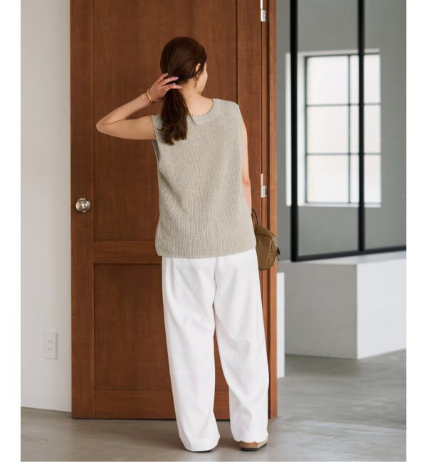 FRAMeWORK「≪WEB限定 / 追加予約≫ウォッシャブルPLリネン混2WAYニット 2」|ニット・セーター|