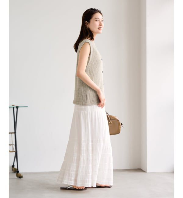 FRAMeWORK「≪WEB限定 / 追加予約≫ウォッシャブルPLリネン混2WAYニット 2」|ニット・セーター|