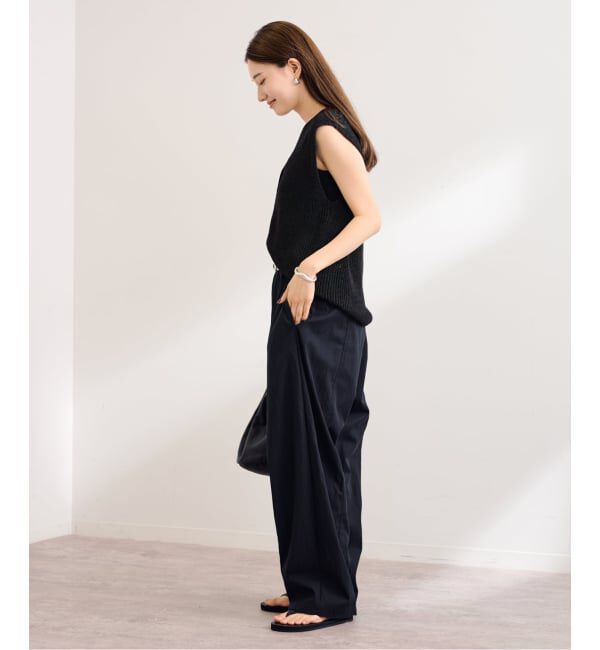 FRAMeWORK「≪WEB限定 / 追加予約≫ウォッシャブルPLリネン混2WAYニット 2」|ニット・セーター|