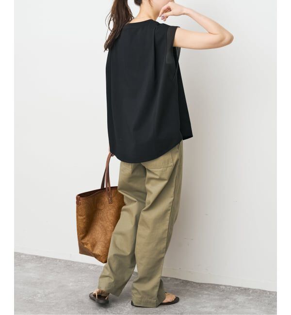 Spick and Span「《予約》オーガンジーコンビルーズプルオーバー」|Tシャツ・カットソー|