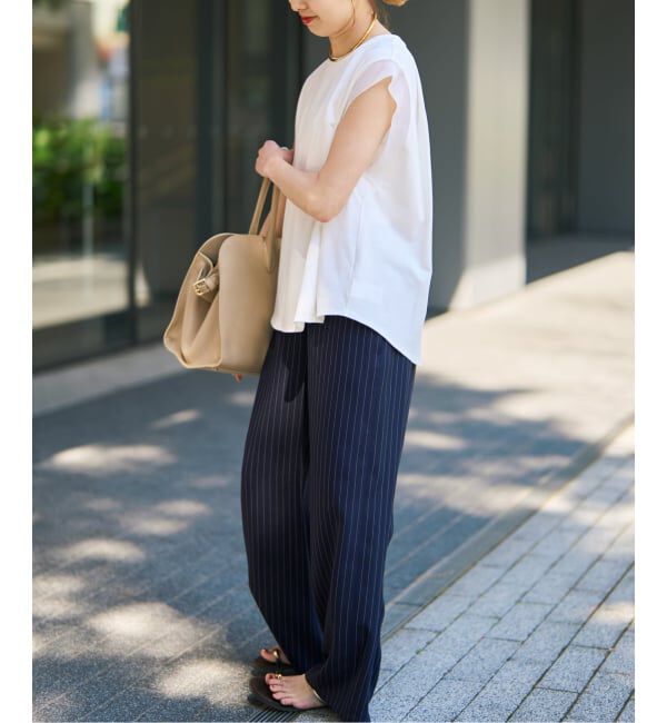 Spick and Span「《予約》オーガンジーコンビルーズプルオーバー」|Tシャツ・カットソー|