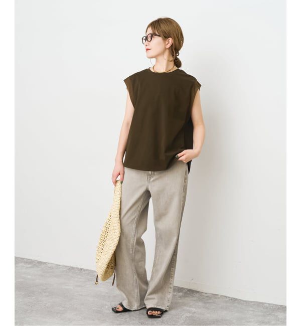 Spick and Span「《予約》オーガンジーコンビルーズプルオーバー」|Tシャツ・カットソー|