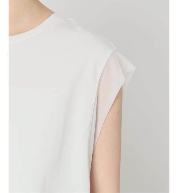 Spick and Span「《予約》オーガンジーコンビルーズプルオーバー」|Tシャツ・カットソー|