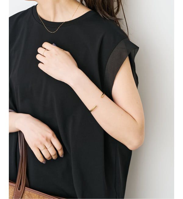 Spick and Span「《予約》オーガンジーコンビルーズプルオーバー」|Tシャツ・カットソー|