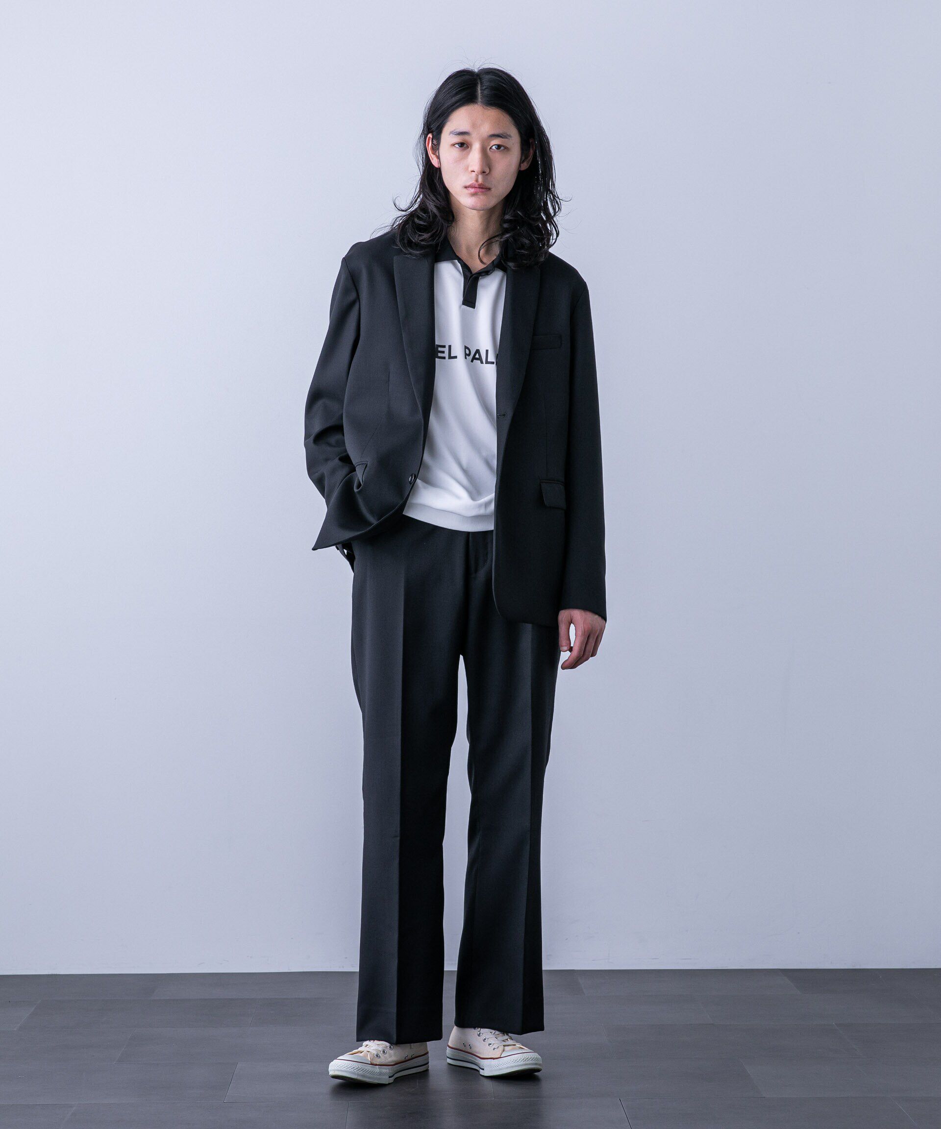 nano･universe「「HOTEL PALACE（オテルパラス）」ブーツカットスラックス」|スラックス|ブラック