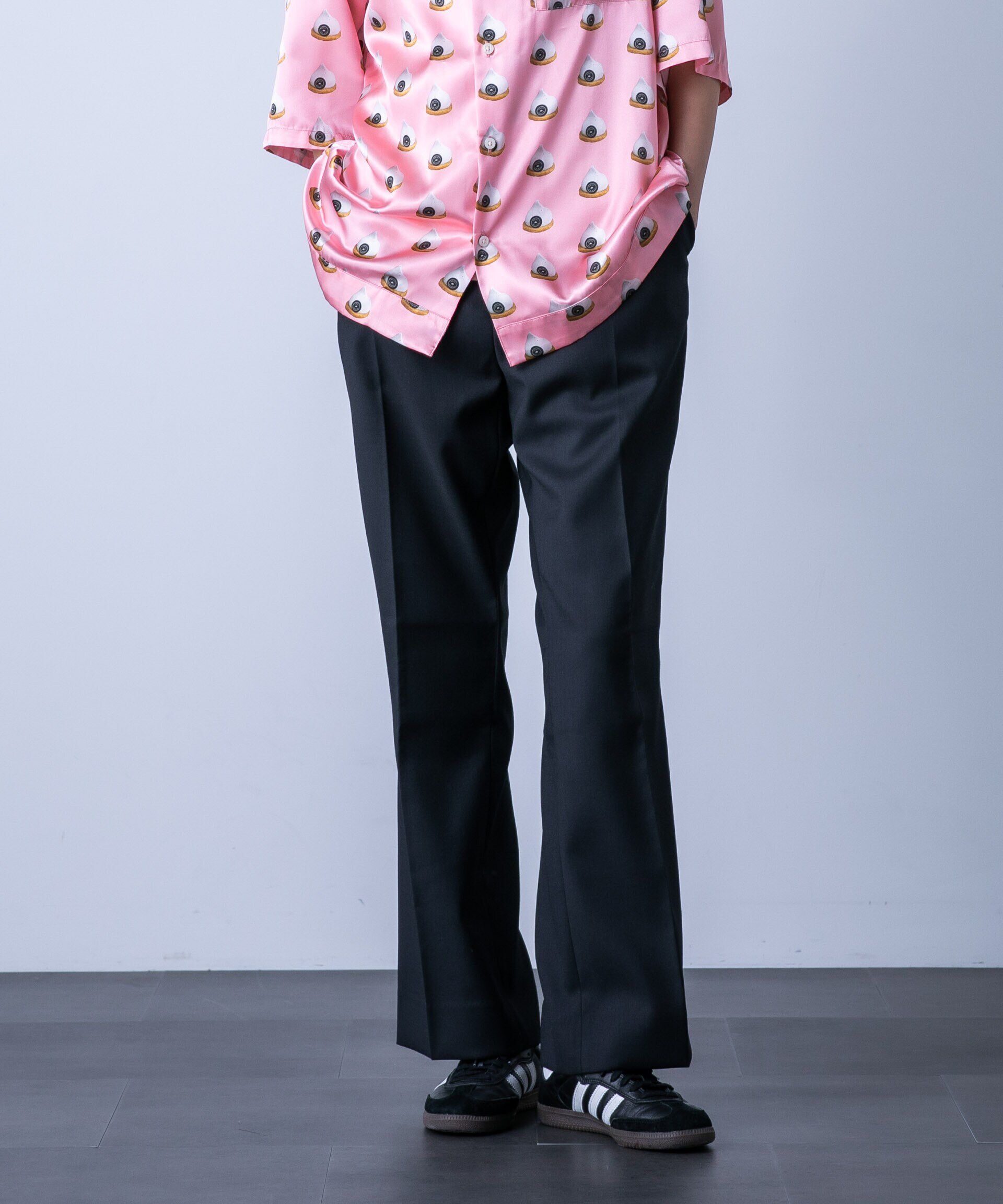 nano･universe「「HOTEL PALACE（オテルパラス）」ブーツカットスラックス」|スラックス|