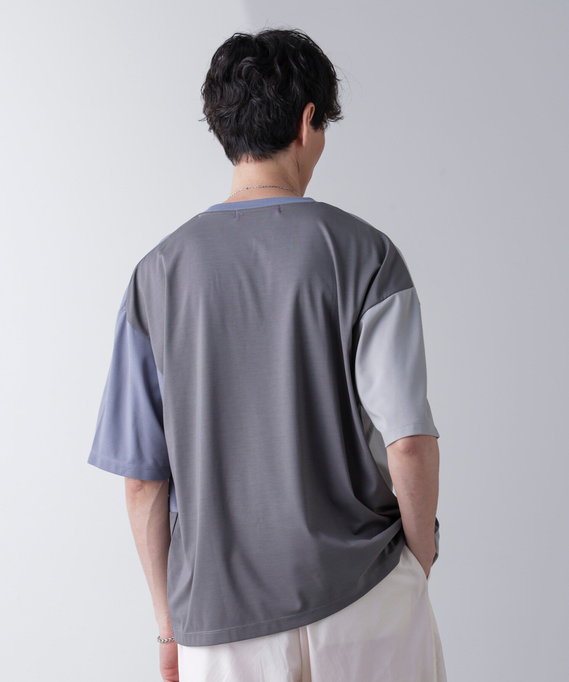 nano･universe「リラックス切り替えスムースＴシャツ 半袖」|Tシャツ・カットソー|