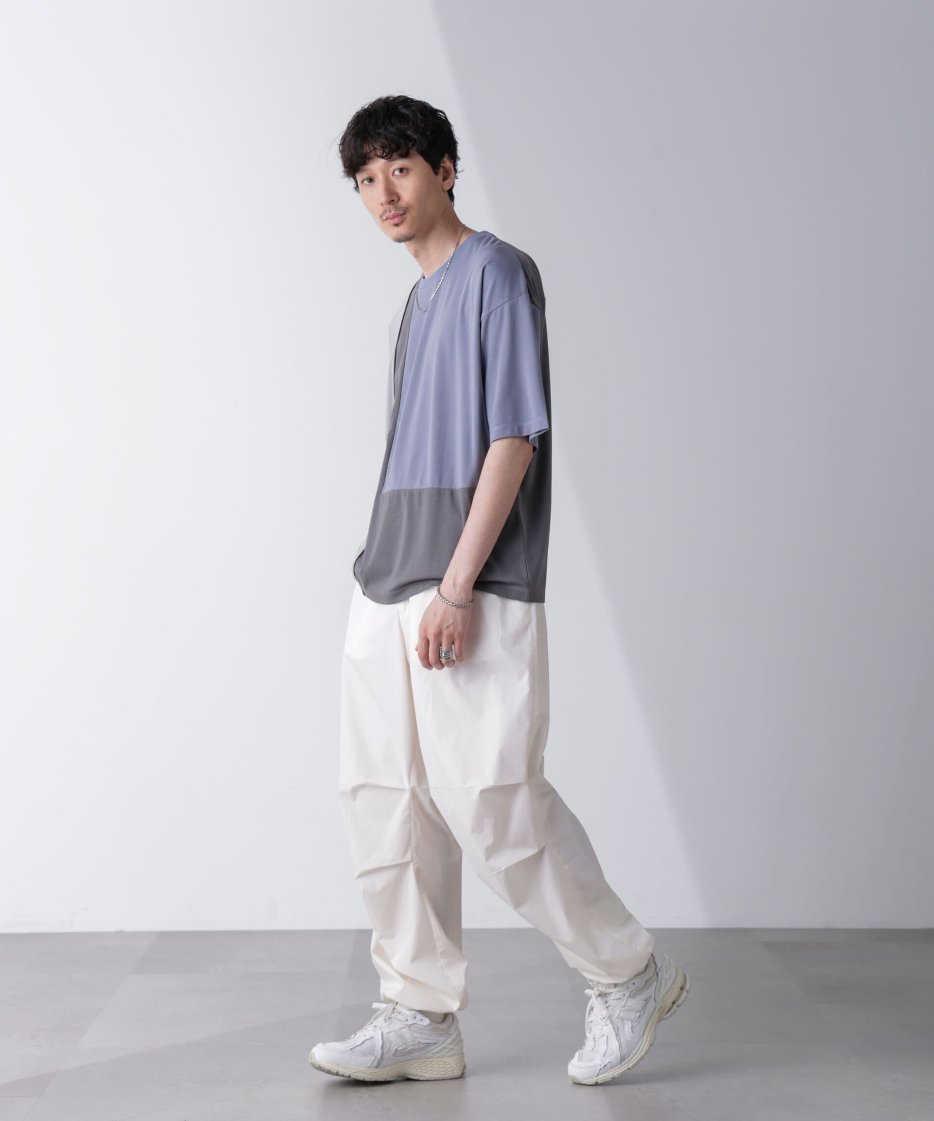 nano･universe「リラックス切り替えスムースＴシャツ 半袖」|Tシャツ・カットソー|