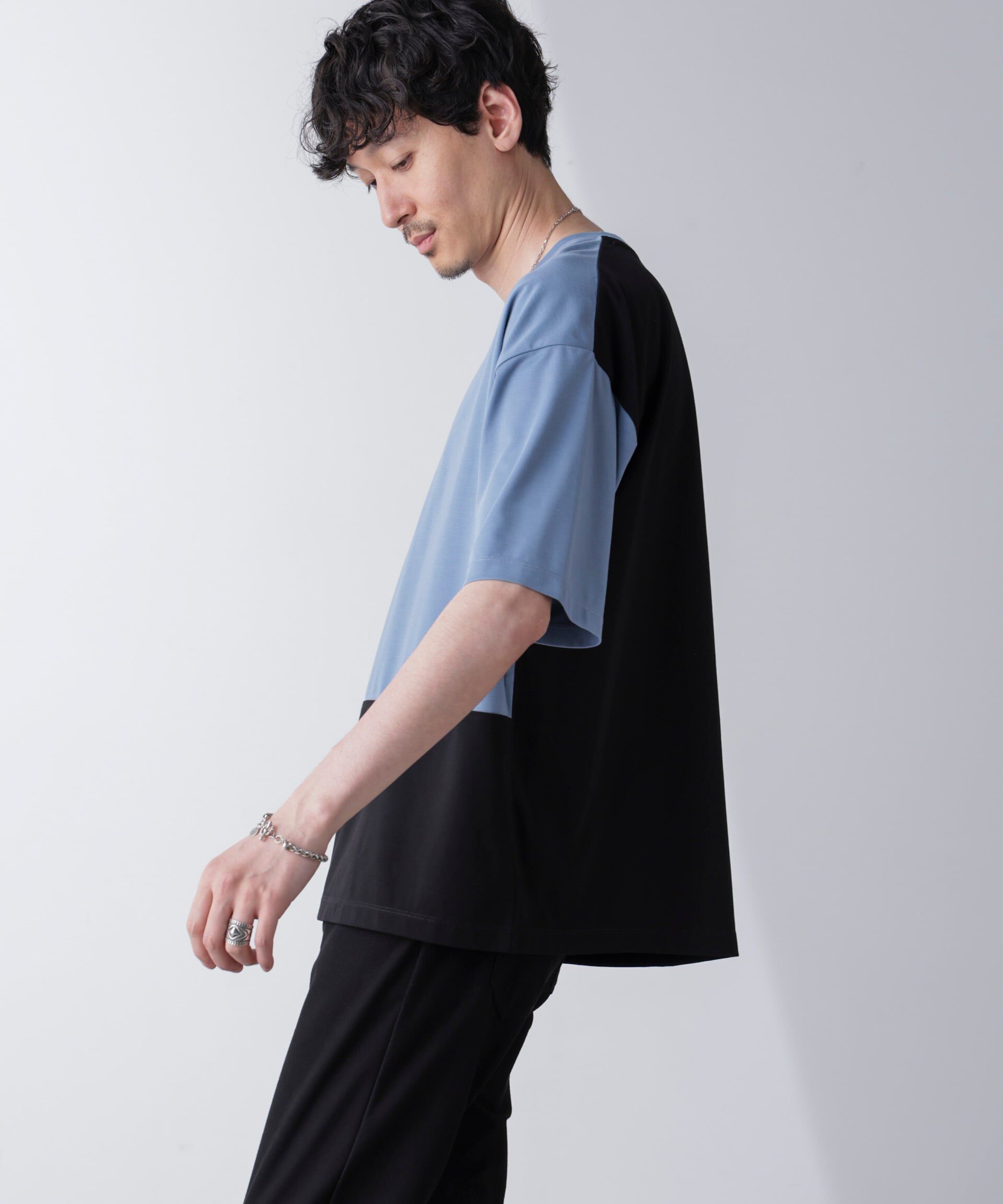 nano･universe「リラックス切り替えスムースＴシャツ 半袖」|Tシャツ・カットソー|