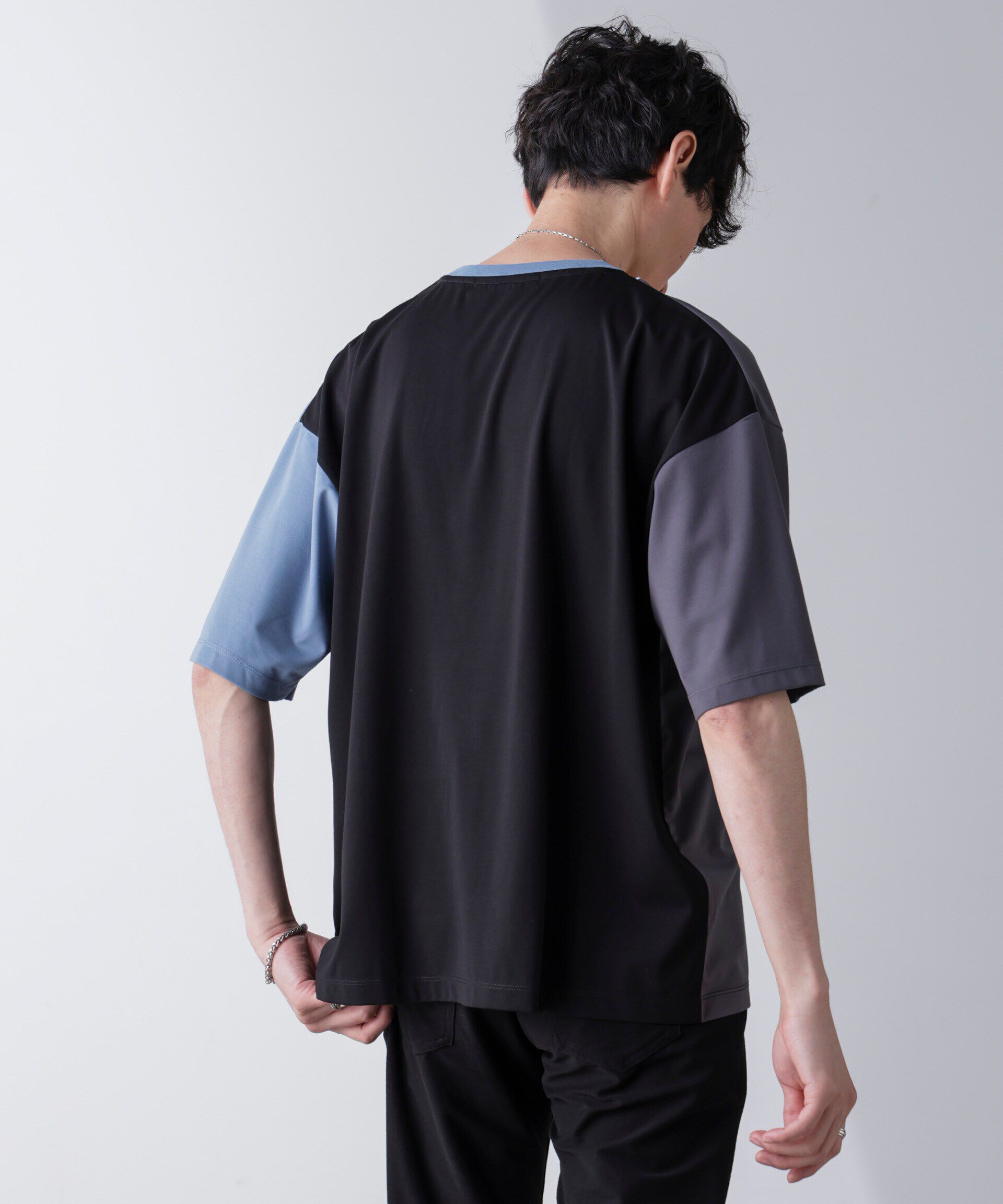 nano･universe「リラックス切り替えスムースＴシャツ 半袖」|Tシャツ・カットソー|