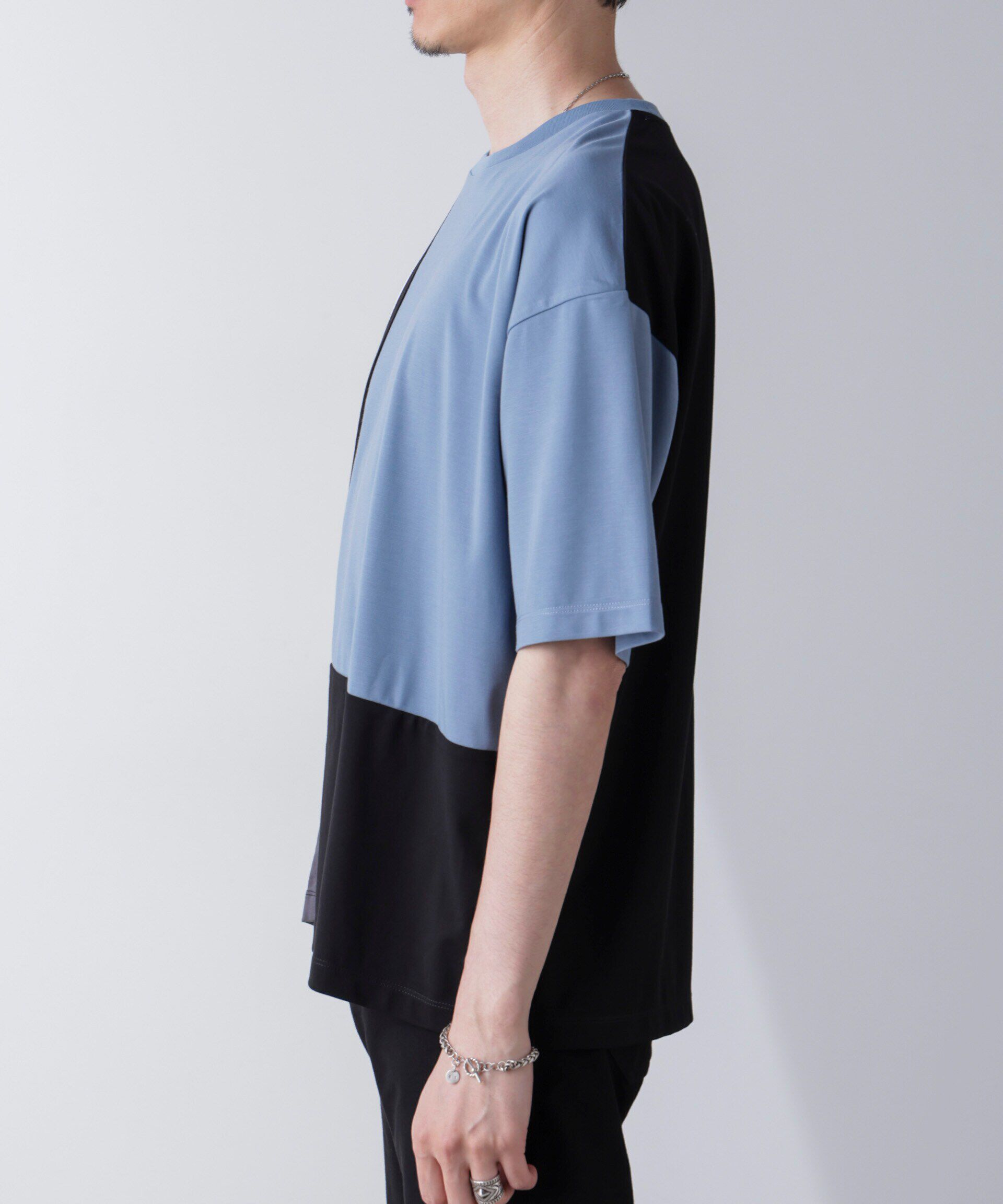 nano･universe「リラックス切り替えスムースＴシャツ 半袖」|Tシャツ・カットソー|