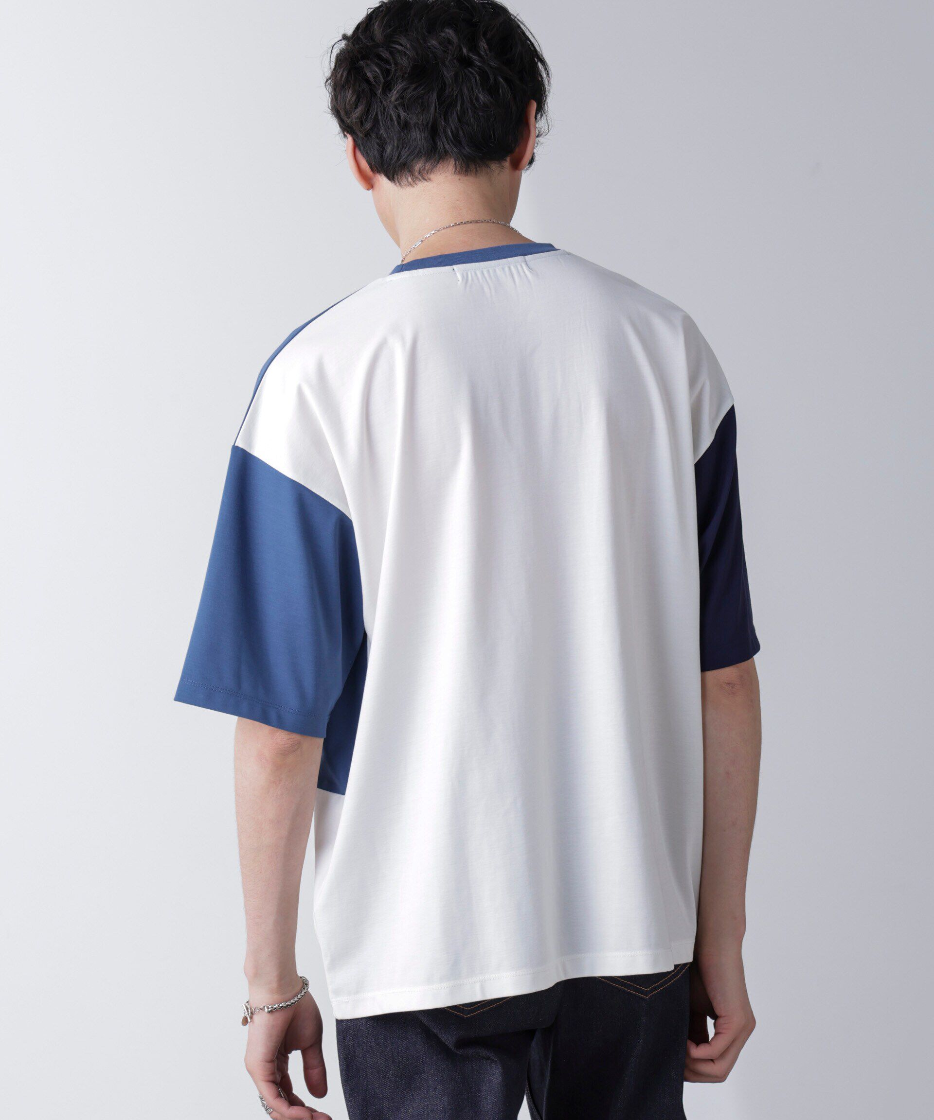 nano･universe「リラックス切り替えスムースＴシャツ 半袖」|Tシャツ・カットソー|