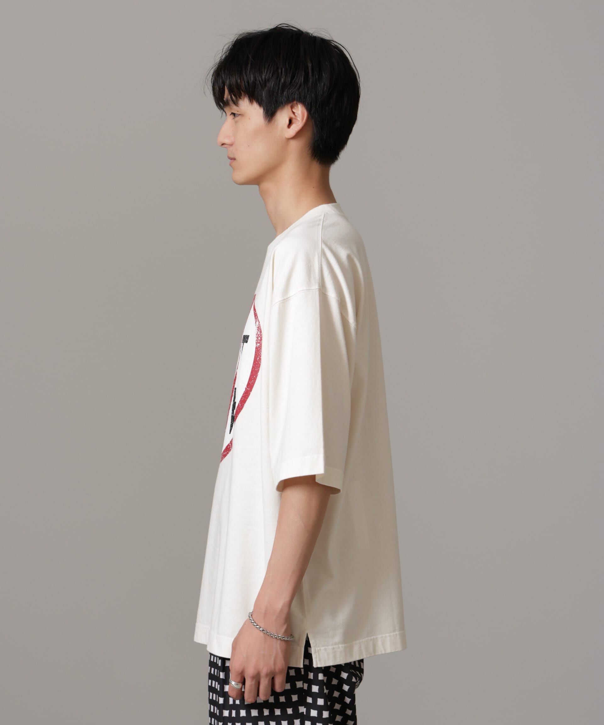 nano･universe「「NOT ALL」オーバーダイTシャツ 半袖」|Tシャツ・カットソー|