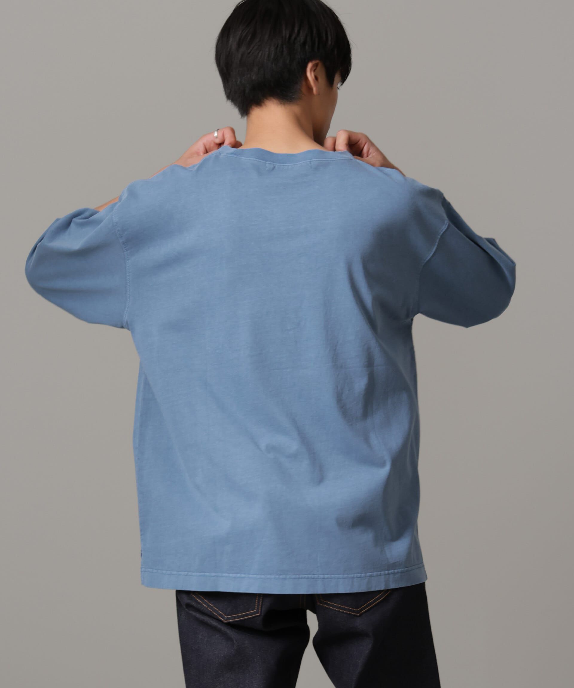 nano･universe「「NOT ALL」オーバーダイTシャツ 半袖」|Tシャツ・カットソー|