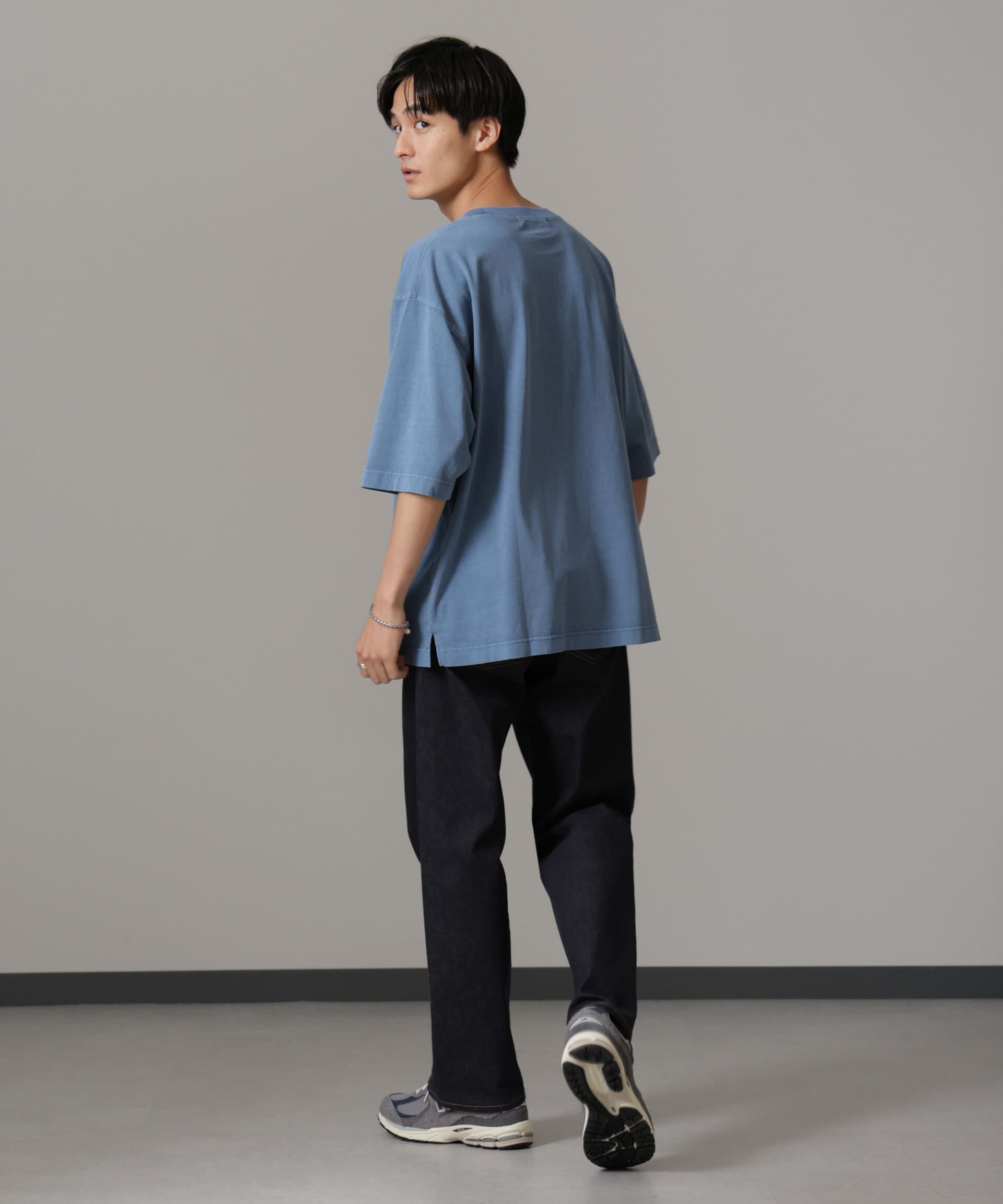 nano･universe「「NOT ALL」オーバーダイTシャツ 半袖」|Tシャツ・カットソー|