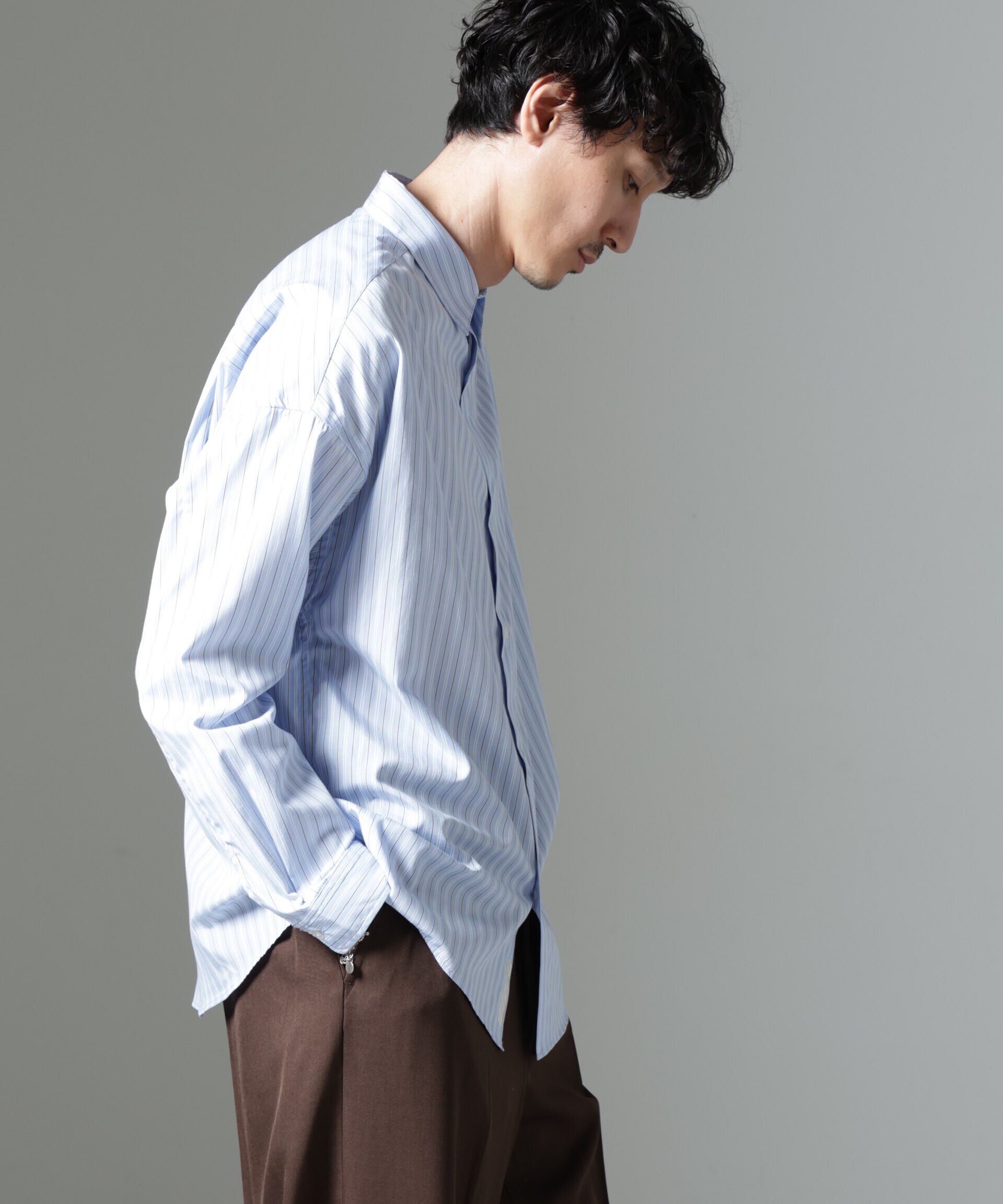 nano･universe「「大人のワイドシャツ」レギュラーカラー 長袖」|シャツ・ブラウス|