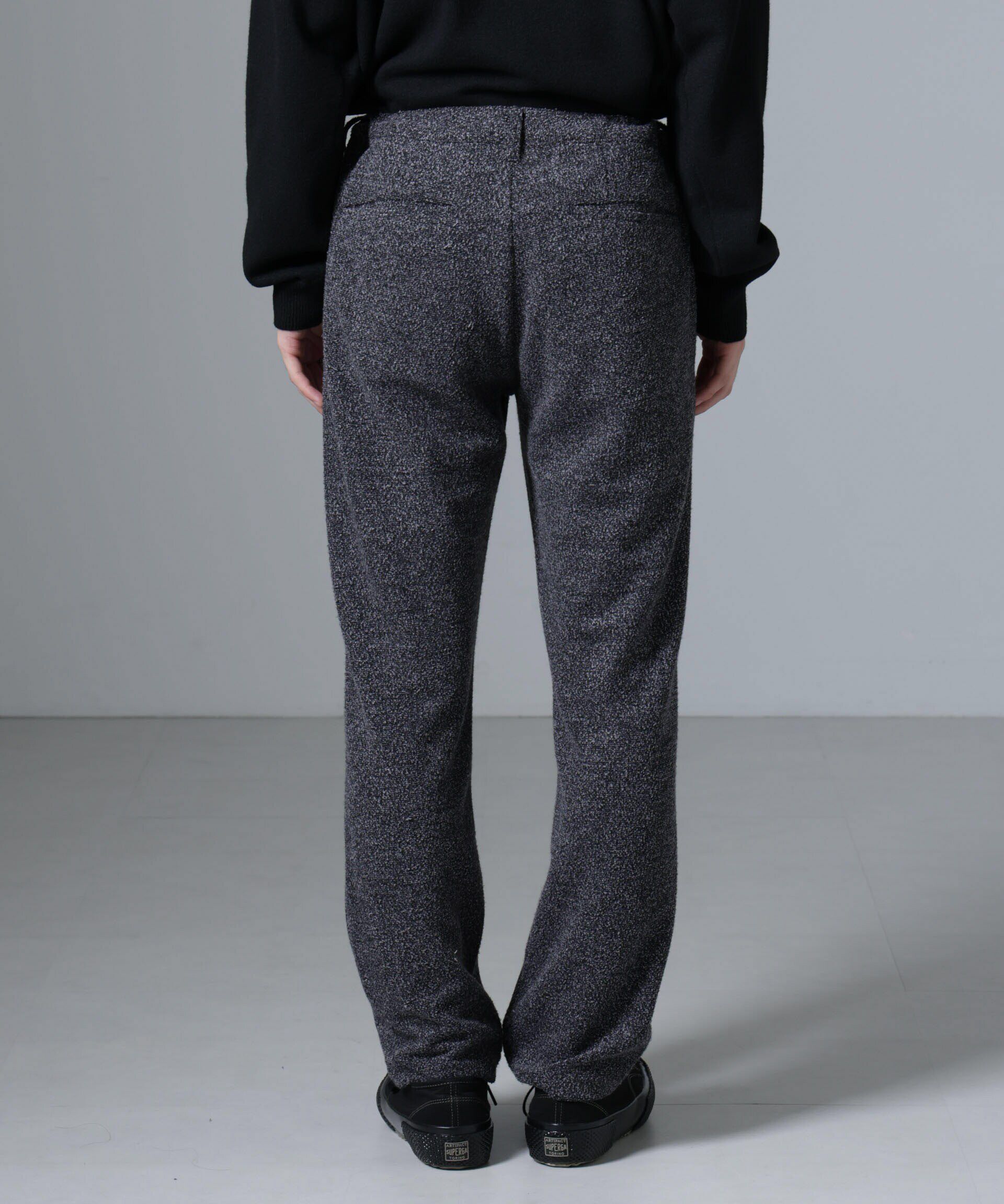 nano･universe「ストレッチメランジイージーパンツ(セットアップ可)」|チノ|