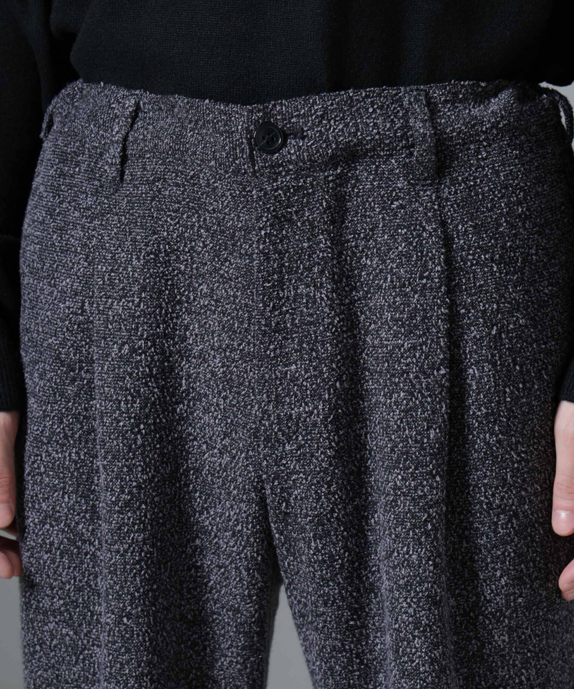 nano･universe「ストレッチメランジイージーパンツ(セットアップ可)」|チノ|