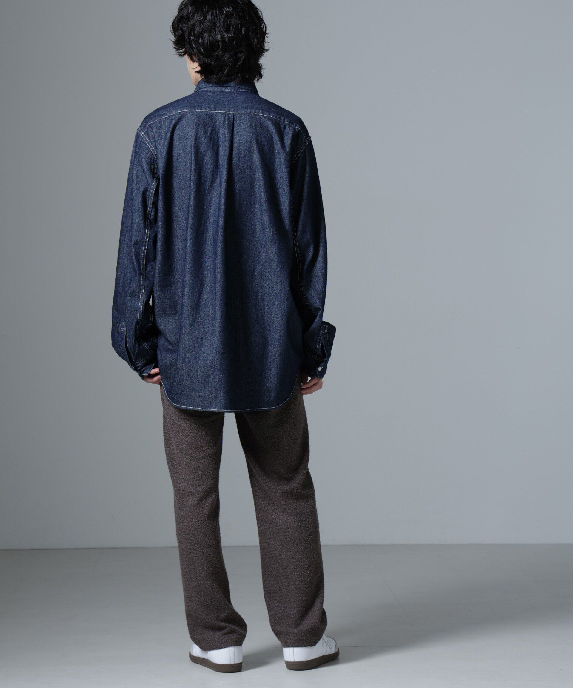 nano･universe「ストレッチメランジイージーパンツ(セットアップ可)」|チノ|