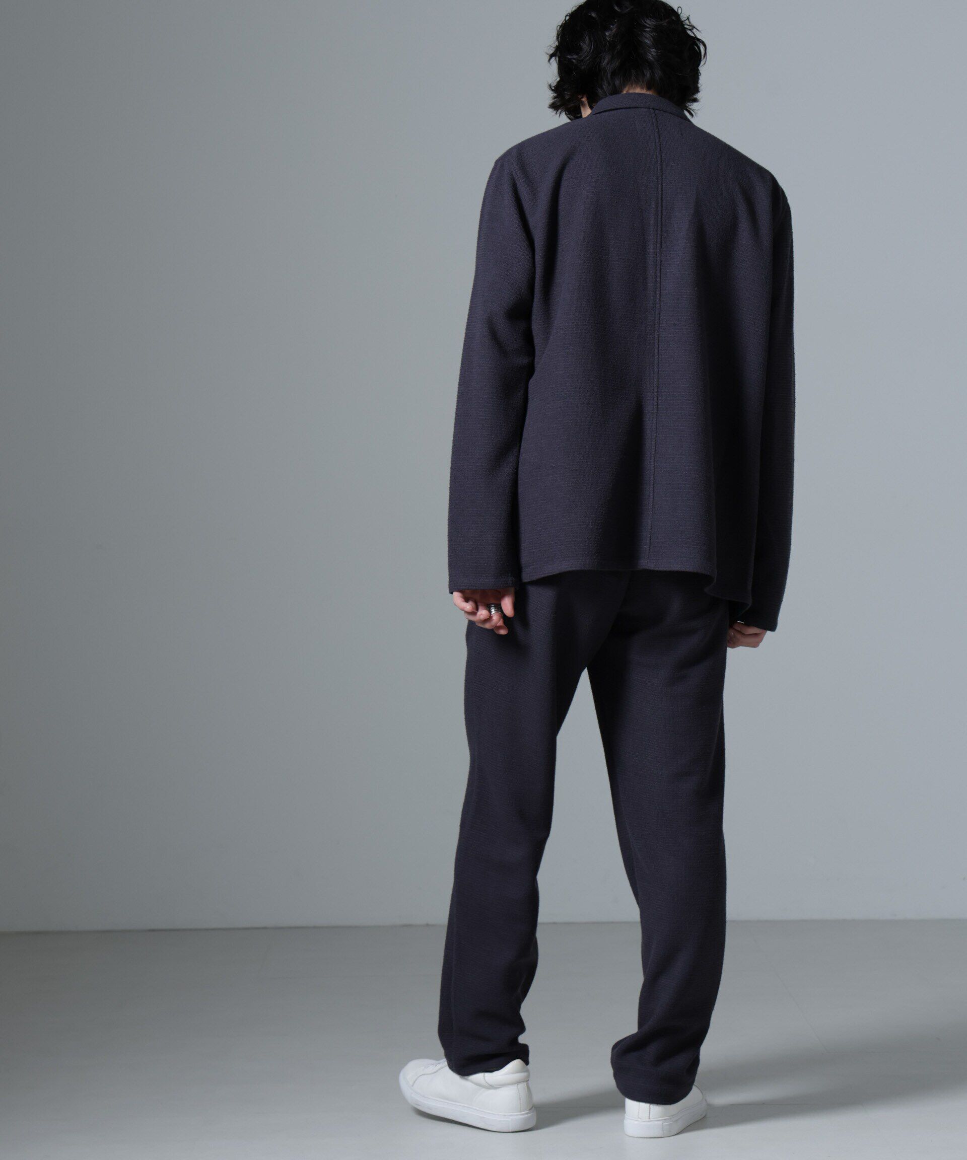 nano･universe「ストレッチメランジイージーパンツ(セットアップ可)」|チノ|