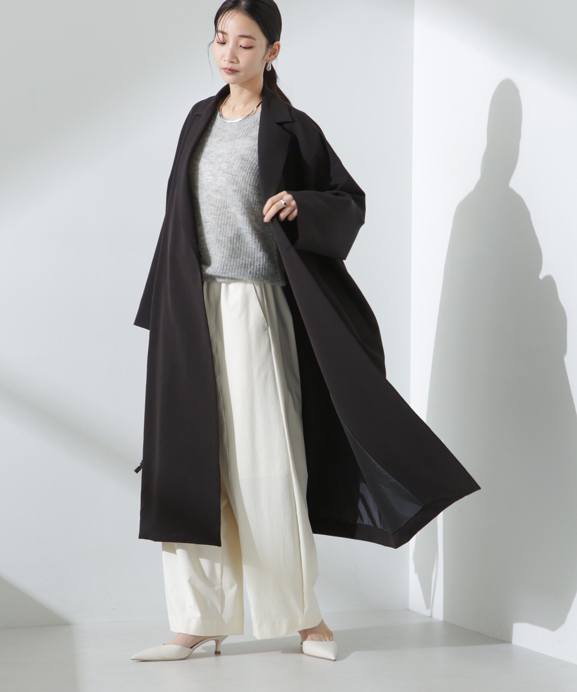 nano･universe「撥水&花粉ガードチェスターコート」|その他|