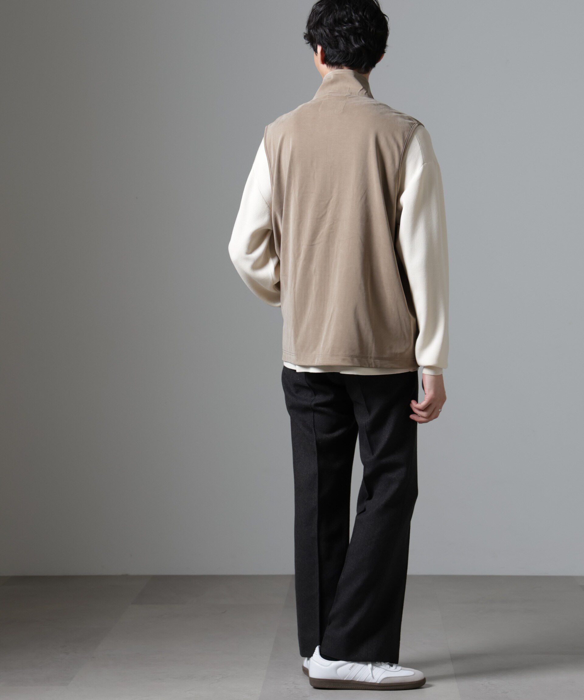 nano･universe「ツイードテーパードパンツ(セットアップ可)」|チノ|