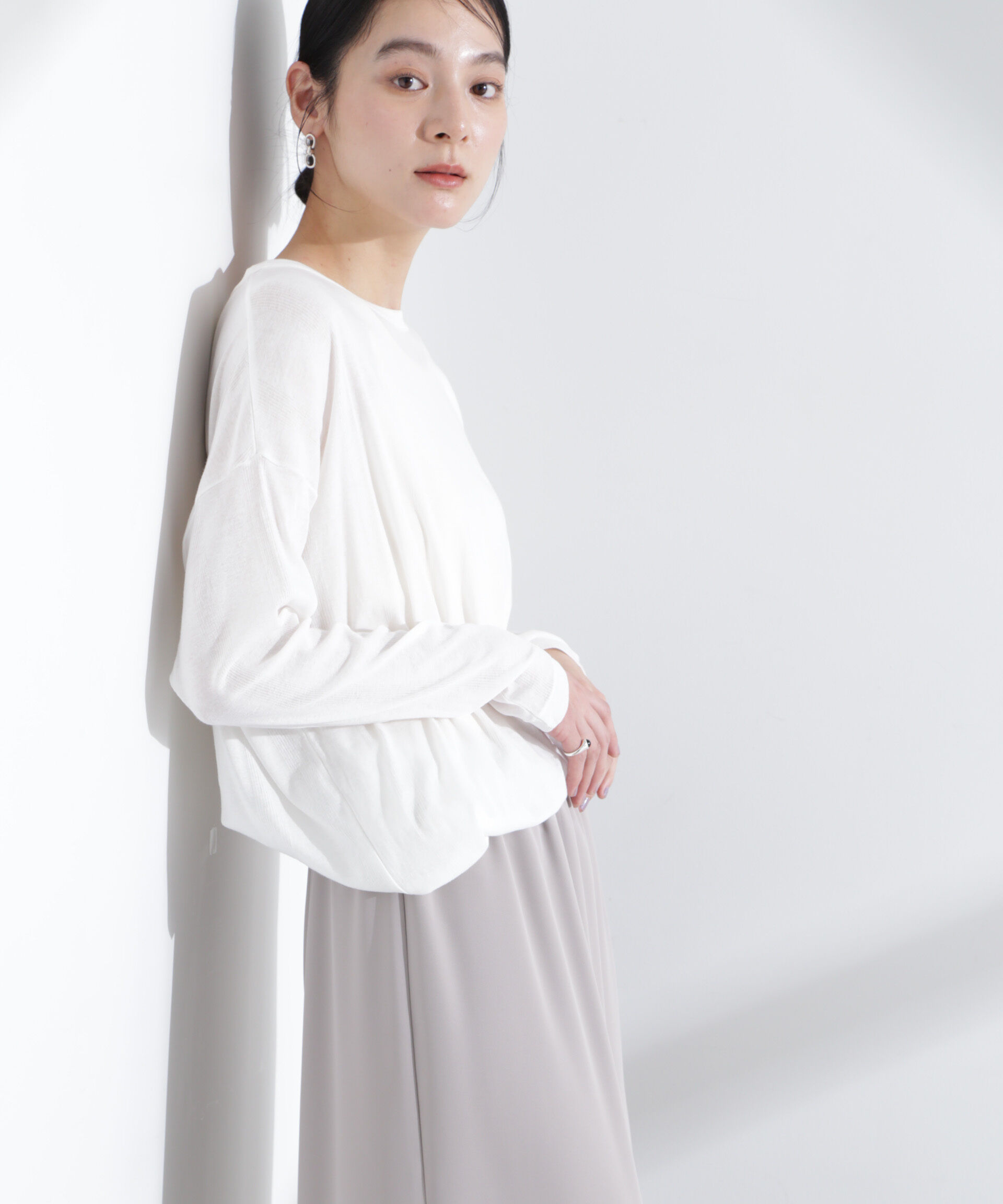 nano･universe「Robert P. Miller/Light Prib Crew L/S tee」|Tシャツ・カットソー|