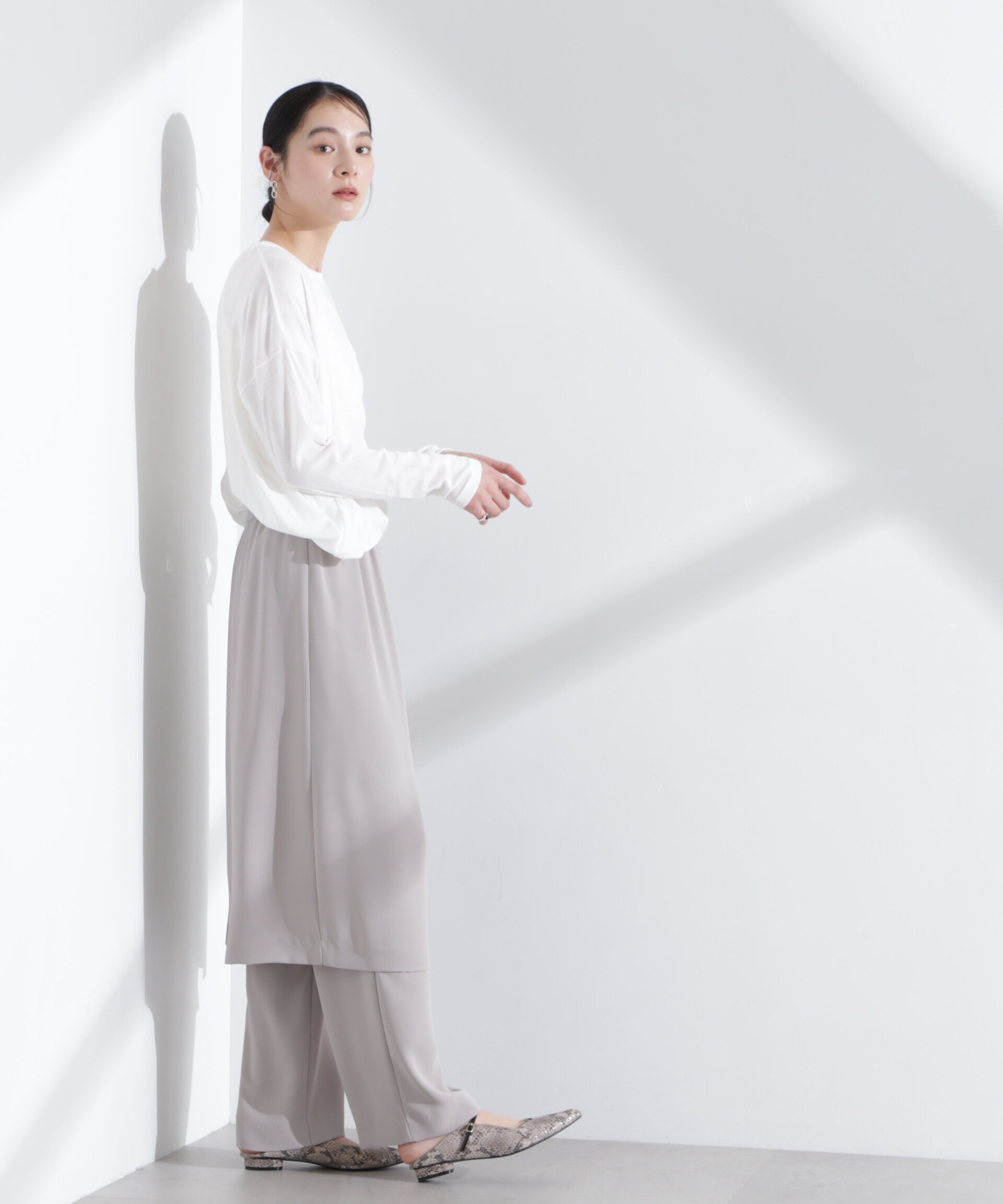 nano･universe「Robert P. Miller/Light Prib Crew L/S tee」|Tシャツ・カットソー|