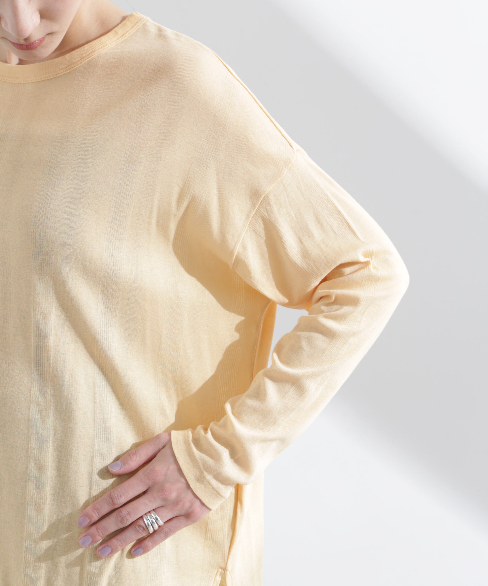 nano･universe「Robert P. Miller/Light Prib Crew L/S tee」|Tシャツ・カットソー|