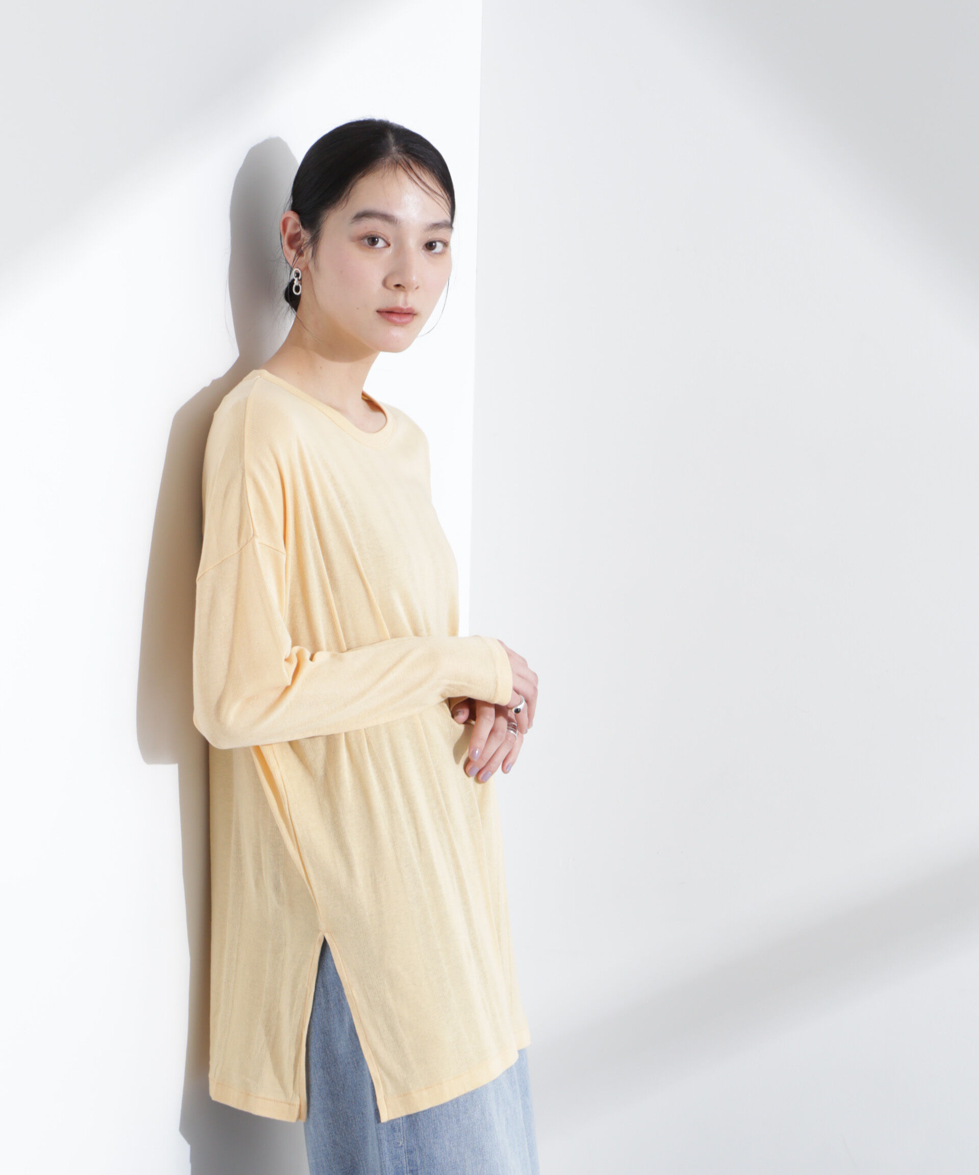 nano･universe「Robert P. Miller/Light Prib Crew L/S tee」|Tシャツ・カットソー|