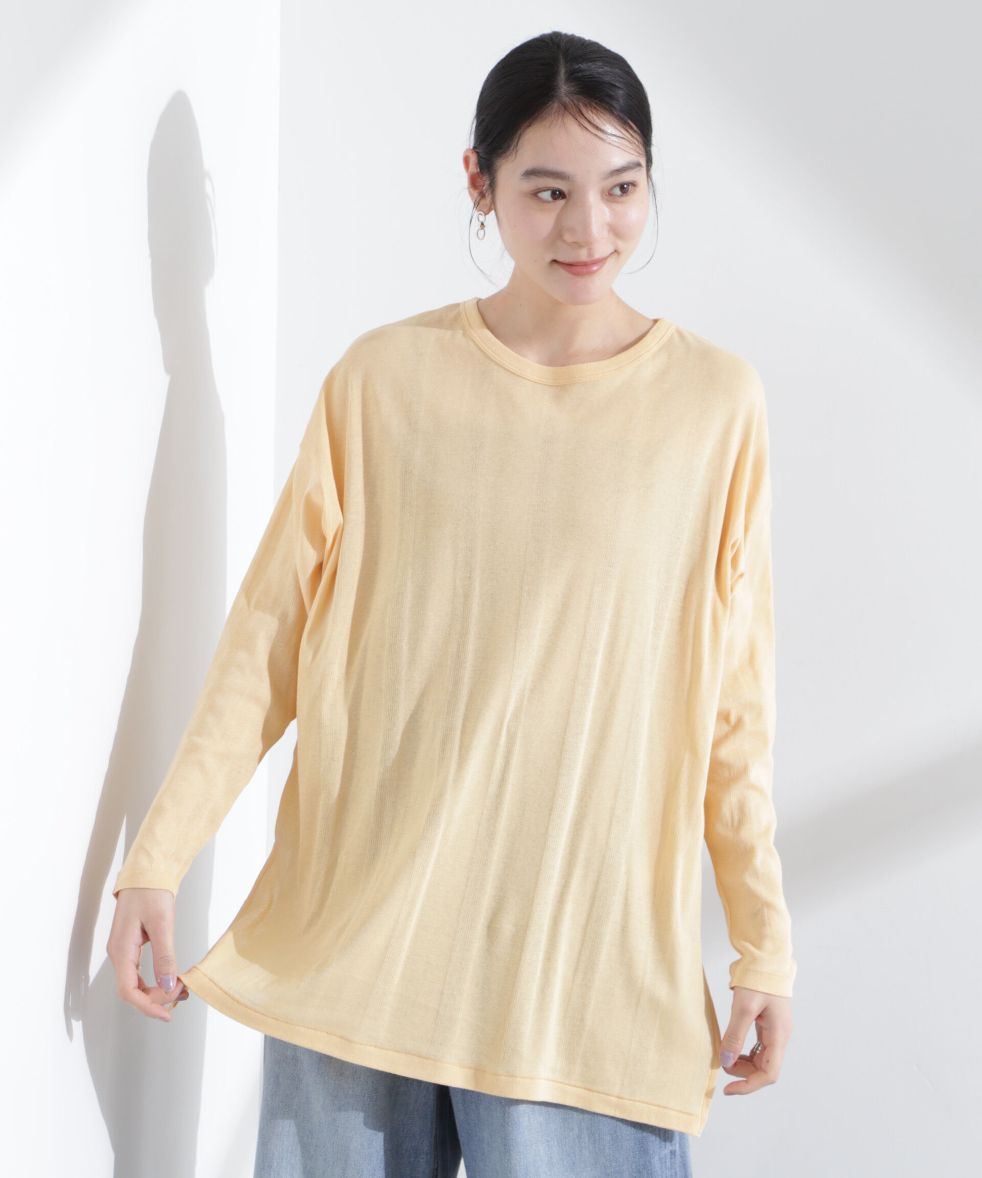 nano･universe「Robert P. Miller/Light Prib Crew L/S tee」|Tシャツ・カットソー|