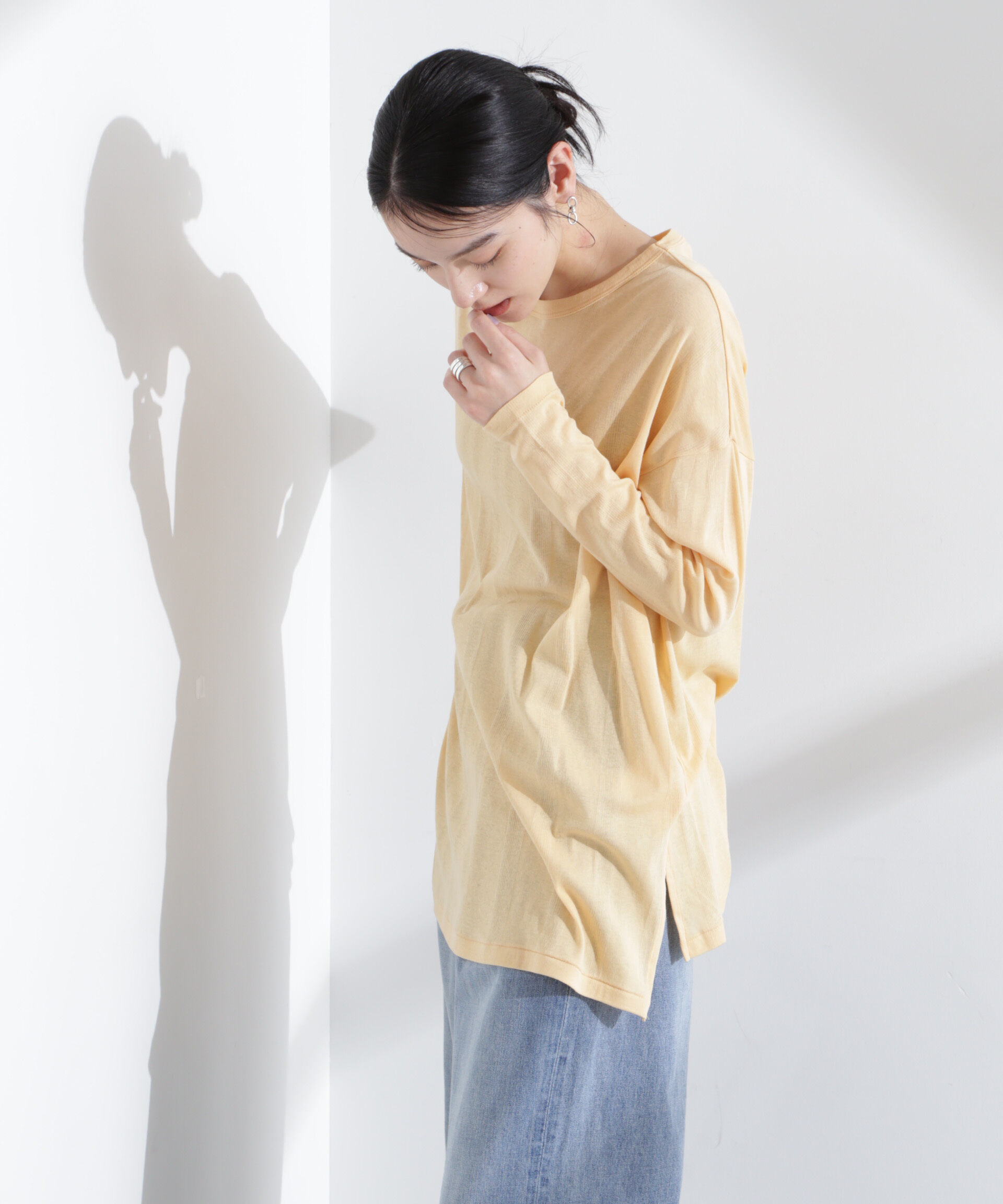 nano･universe「Robert P. Miller/Light Prib Crew L/S tee」|Tシャツ・カットソー|