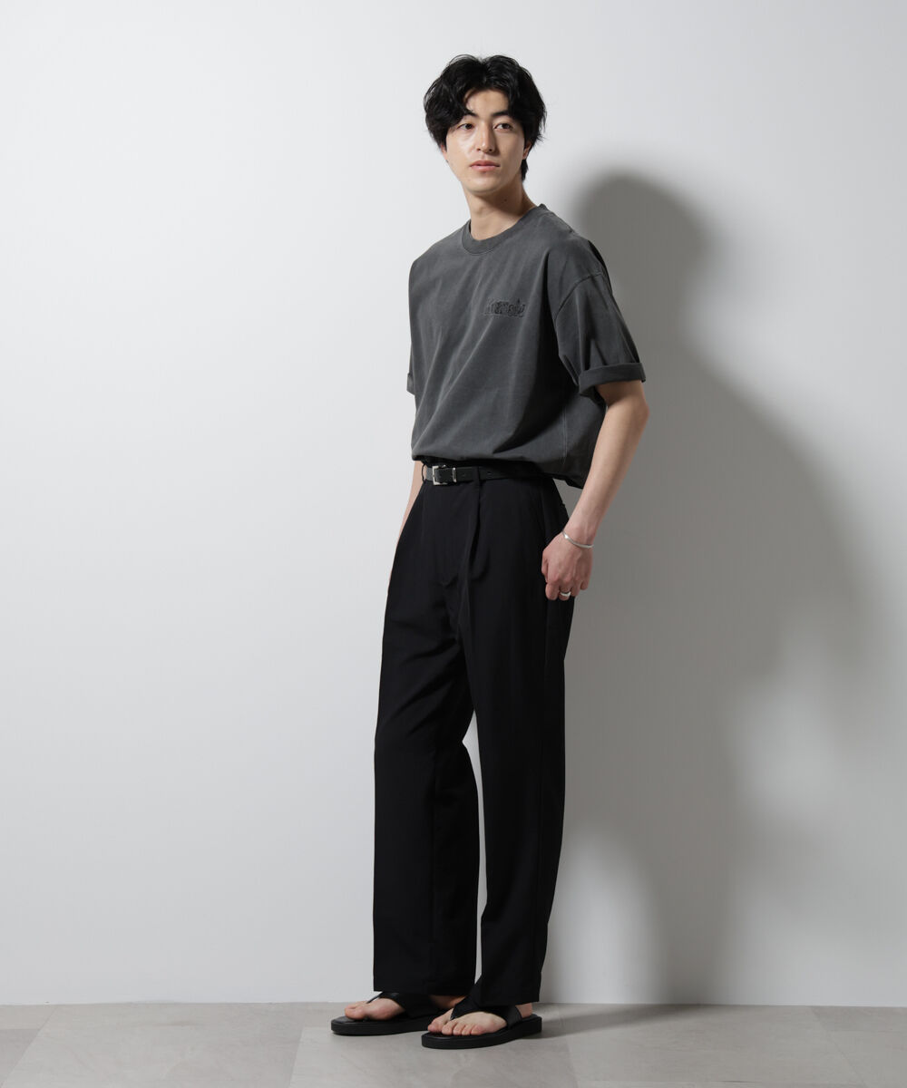 nano･universe「「MOFFISIE」オリジナル刺繍プリント Tシャツ 半袖」|Tシャツ・カットソー|