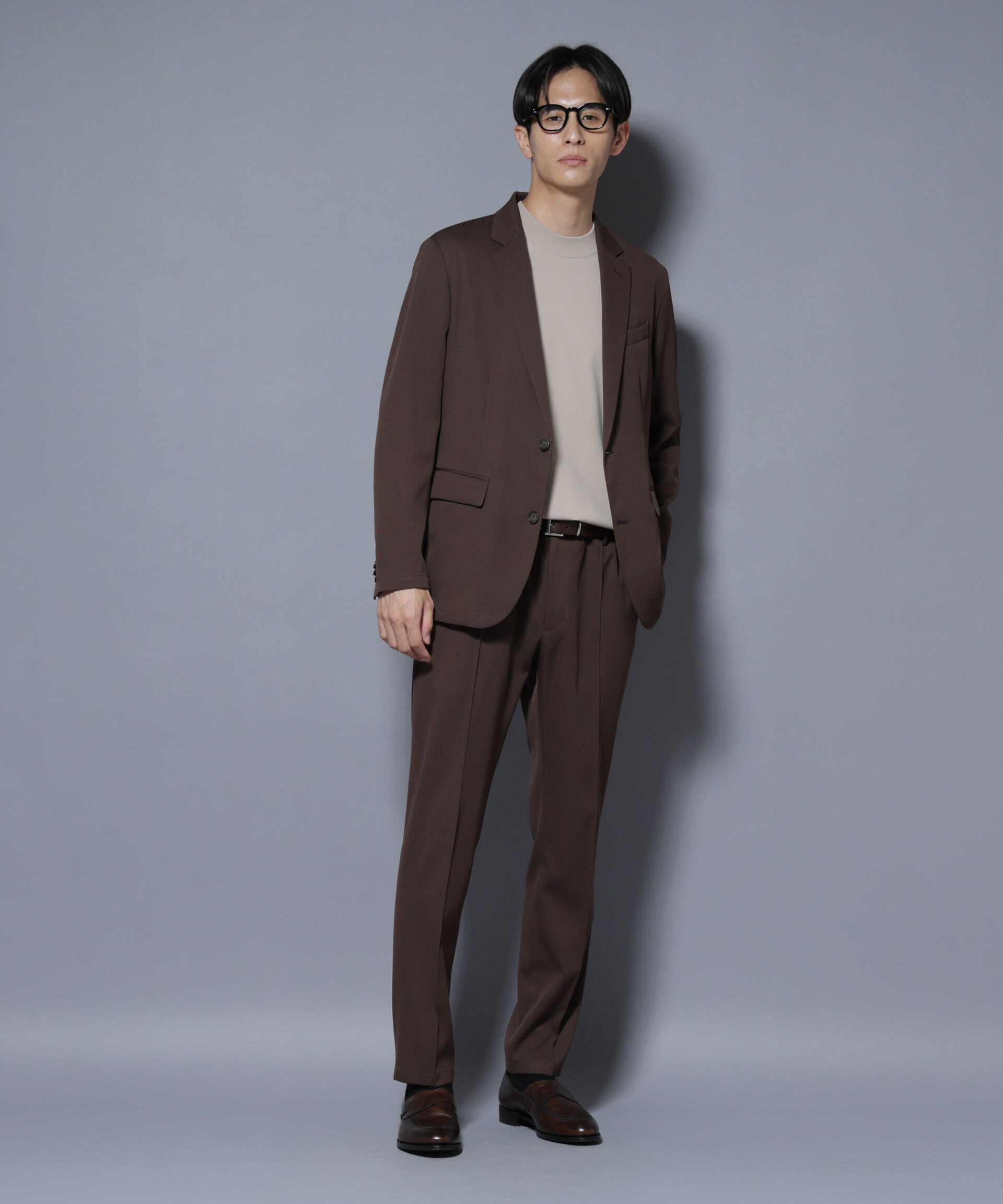 nano･universe「「N JACKET BASIC」シャドーストライプジャケット(セットアップ可)」|スーツ|