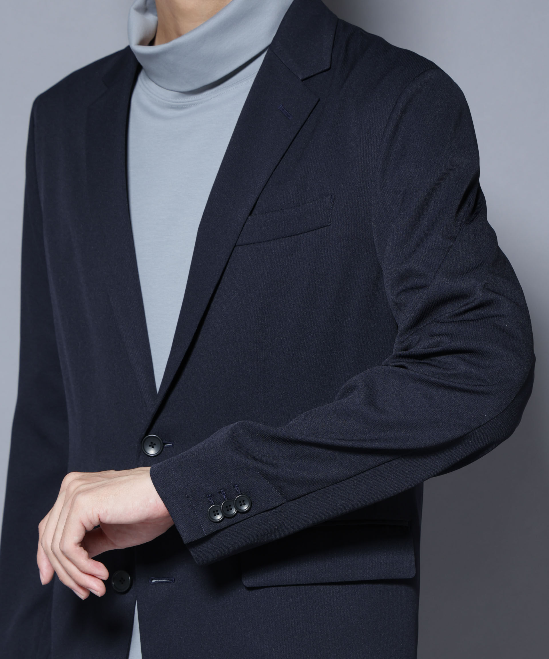 nano･universe「「N JACKET BASIC」シャドーストライプジャケット(セットアップ可)」|スーツ|