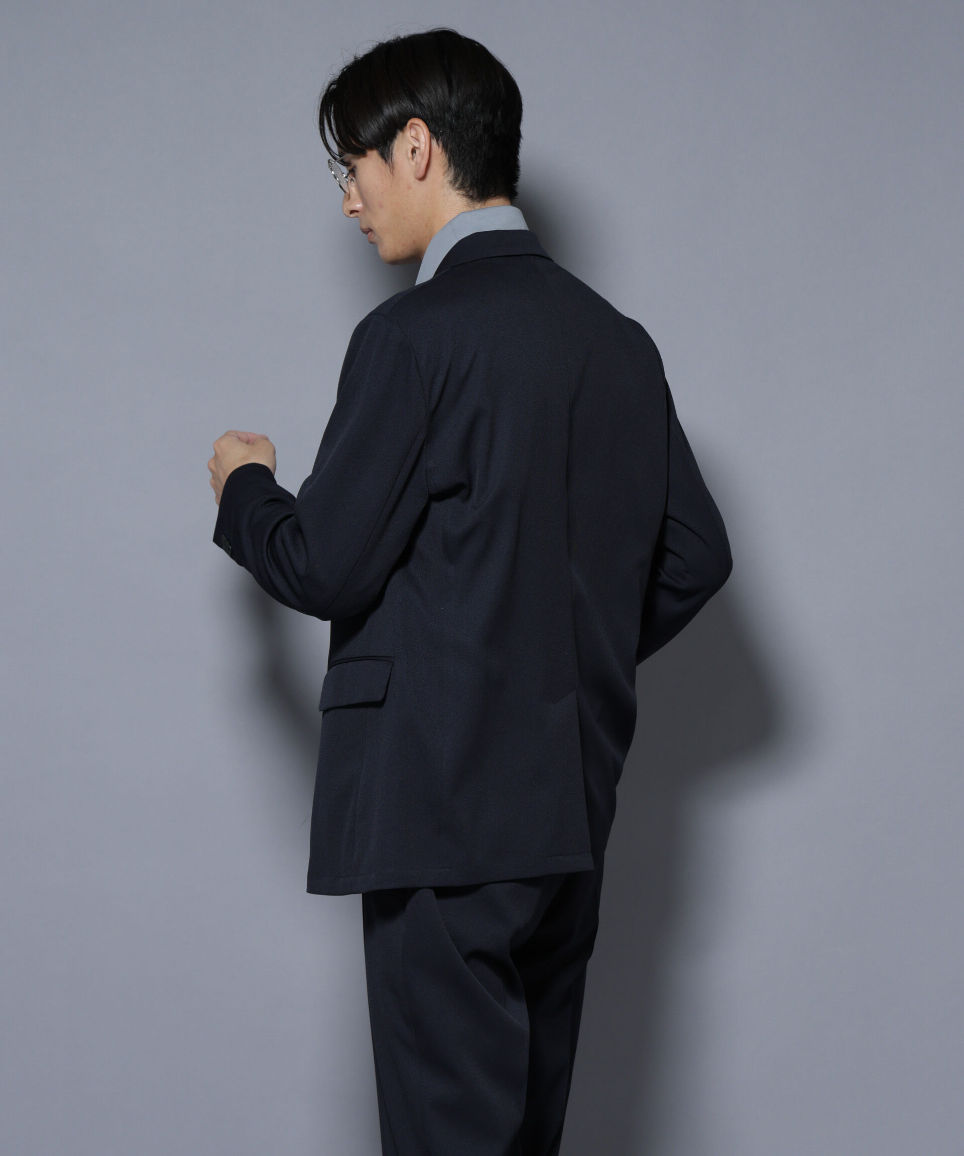 nano･universe「「N JACKET BASIC」シャドーストライプジャケット(セットアップ可)」|スーツ|