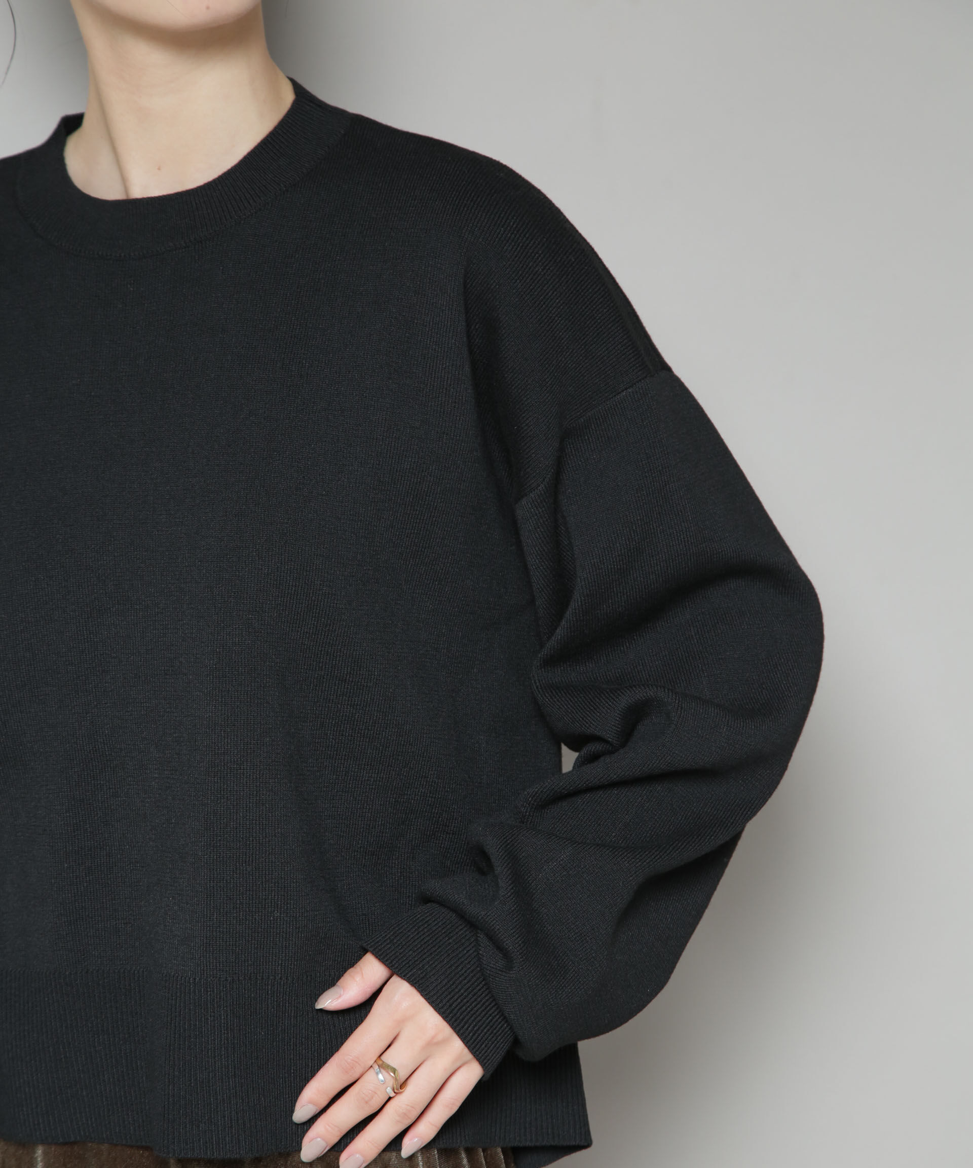 nano･universe「毛玉抑制ニットプルオーバー(セットアップ可)」|ニット・セーター|